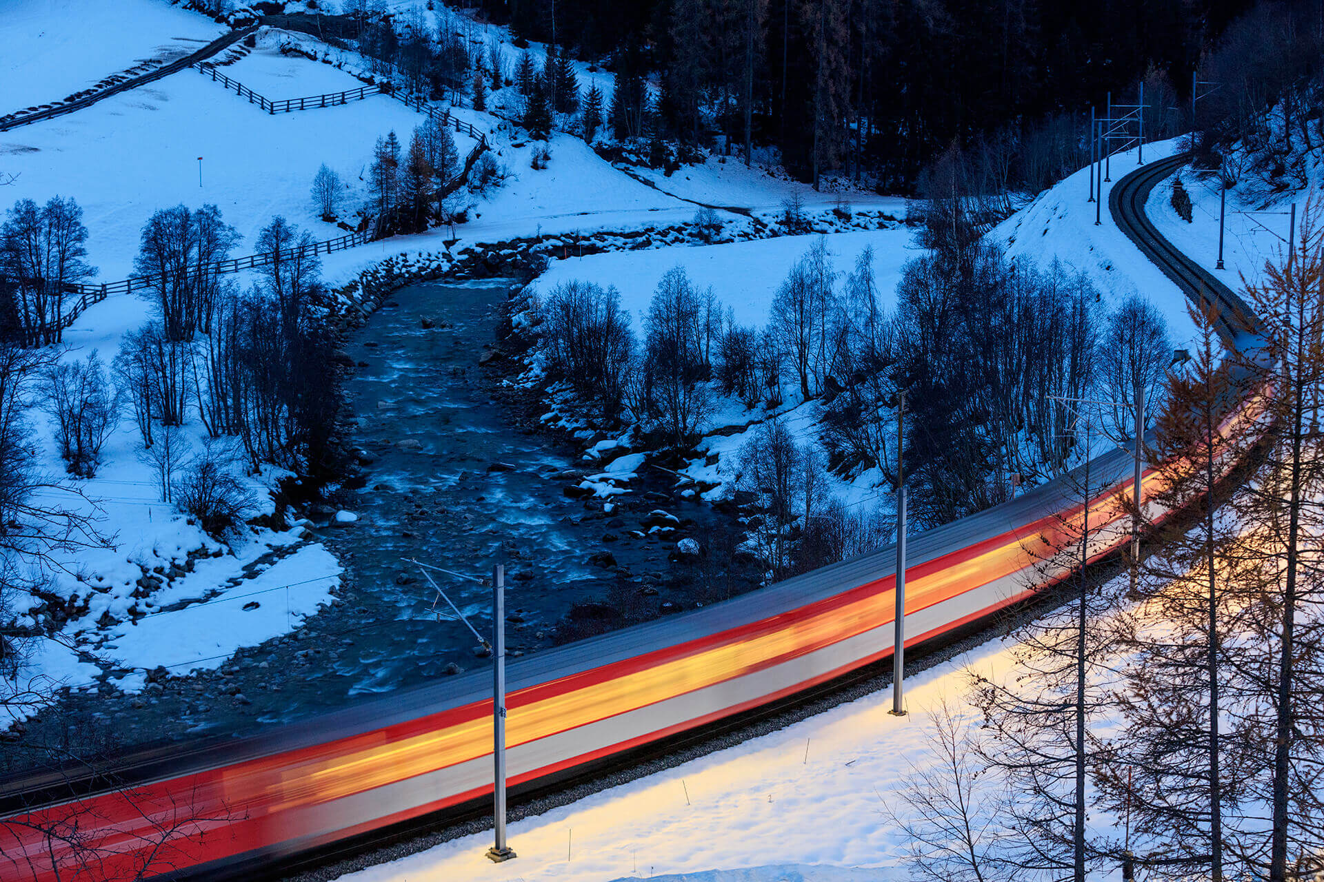 Le fleuve Rhône, Km 23 Canton du Valais, Blitzingen