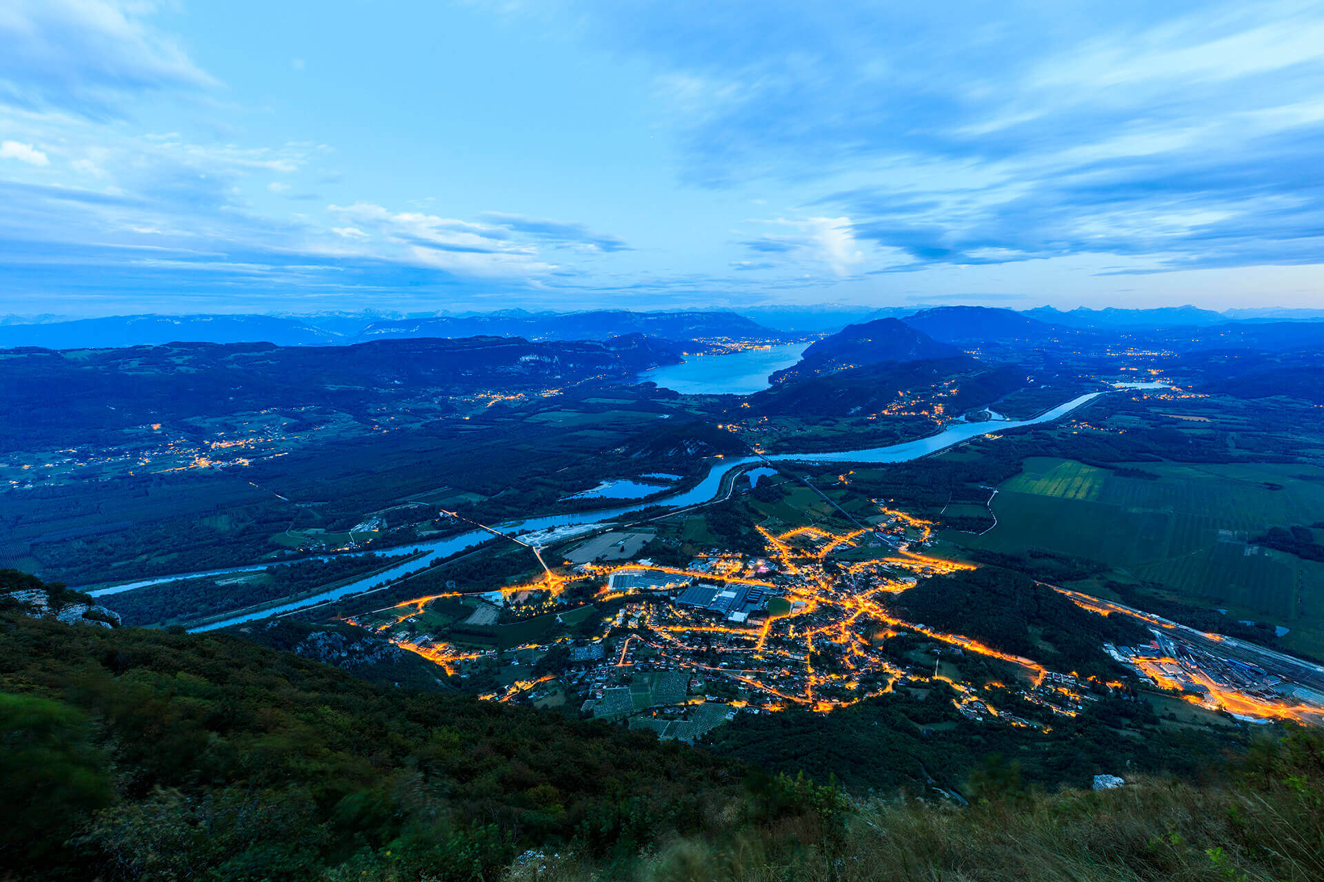 Le fleuve Rhône, Km 316 Ain, Culoz