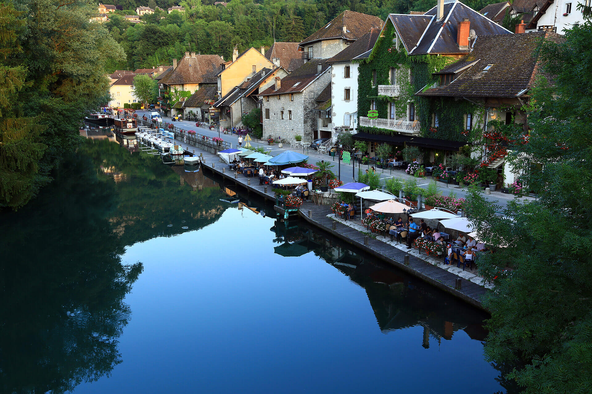 Le fleuve Rhône, Km 320 Savoie, Chanaz