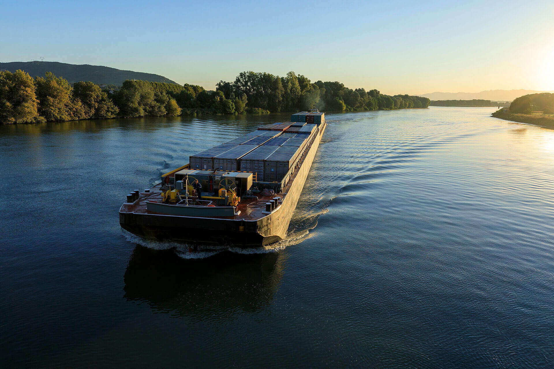 Le fleuve Rhône, Km 570 Ardèche, La Voulte-sur-Rhône